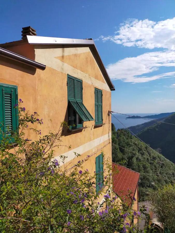 Cottage Con Vista Mare Zoagli Buitenkant foto