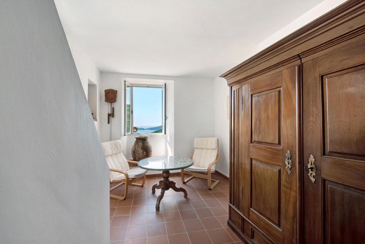 Cottage Con Vista Mare Zoagli Buitenkant foto